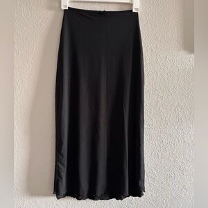 Urban Outfitters Black Maxi A-Line Skirt